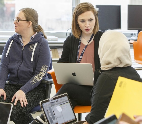 women in discussion