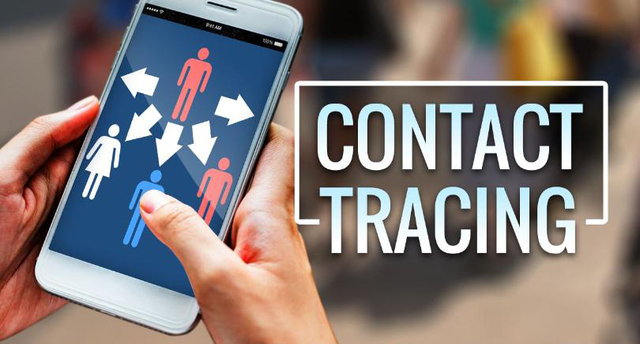 contact tracing on phone
