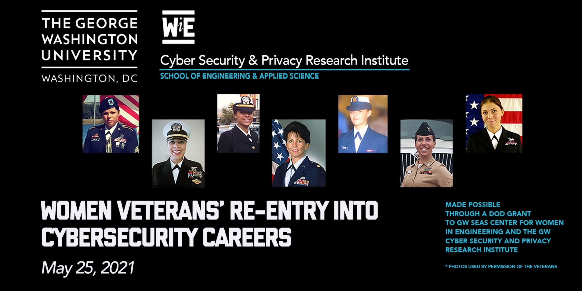Closing the Gap Conference on Women Veterans' Re-Entry into Cybersecurity Careers - May 25